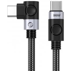 Кабель ORICO C2CW USB Type-C to USB Type-C 100W 0.5m (ORICO-C2CW-05-BK-BP) Black