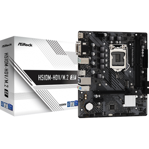 Материнская плата AsRock H510M-HDV/M.2 SE (s1200, Intel H470) (Восстановлено продавцом, 921799) купить в Украине | Telemart фото