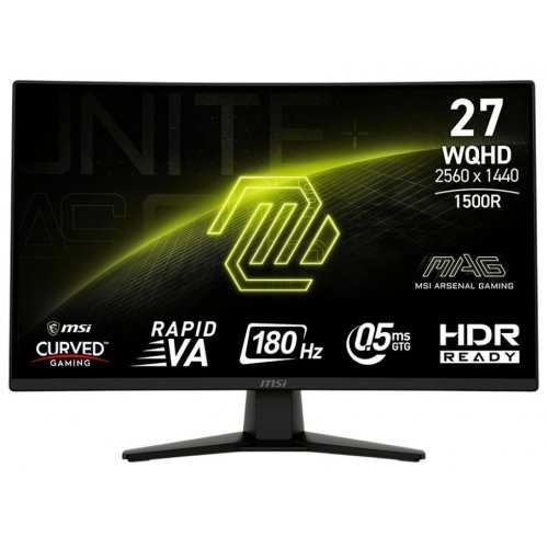 Уценка монитор MSI 27" MAG 274CQF Black (Повреждена упаковка, 921801) купить в Украине | Telemart фото