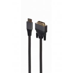 Уценка кабель Cablexpert HDMI to DVI 18+1pin 4K 30Hz 1.8m (CC-HDMI-DVI-4K-6) (Вскрытая упаковка, 921820)