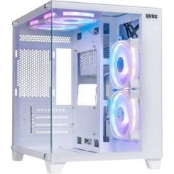 Корпус QUBE REEF ARGB без БП (REEF_GMNU3) White (Восстановлено продавцом, 921825)