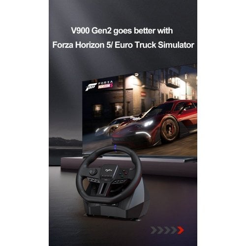Уценка руль с педалями PXN V900 Gen 2 (6948052903693) Black (Вскрытая упаковка, 921880) купить в Украине | Telemart фото
