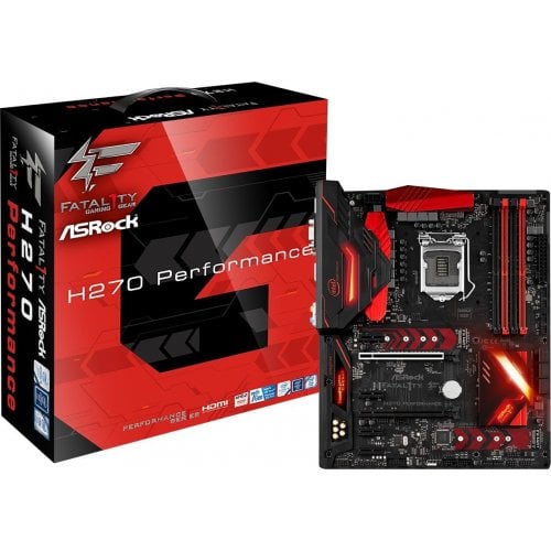 Материнская плата AsRock FATAL1TY H270 PERFORMANCE (s1151, Intel H270) (Восстановлено продавцом, 921897) купить в Украине | Telemart фото
