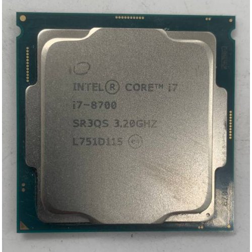 Процесор Intel Core i7-8700 3.2GHz 12MB s1151 Tray (CM8068403358316) (Відновлено продавцем, 921912) купити в Україні | Telemart фото