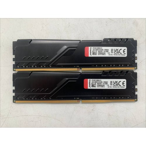 Озу Kingston DDR4 16GB (2x8GB) 2666Mhz FURY Beast Black (KF426C16BBK2/16) (Восстановлено продавцом, 921990) купить в Украине | Telemart фото