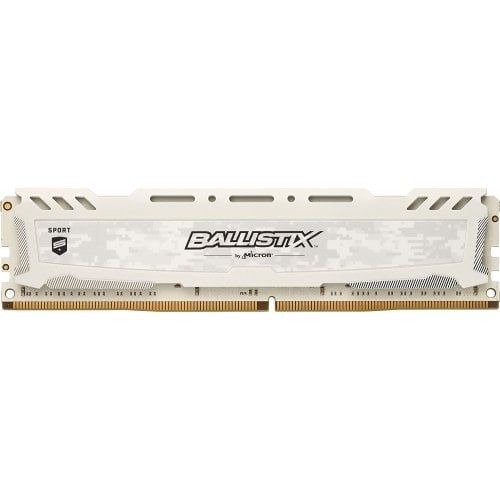 Озу Crucial DDR4 8GB 2666Mhz Ballistix Sport LT (BLS8G4D26BFSCK) White (Восстановлено продавцом, 921991) купить в Украине | Telemart фото