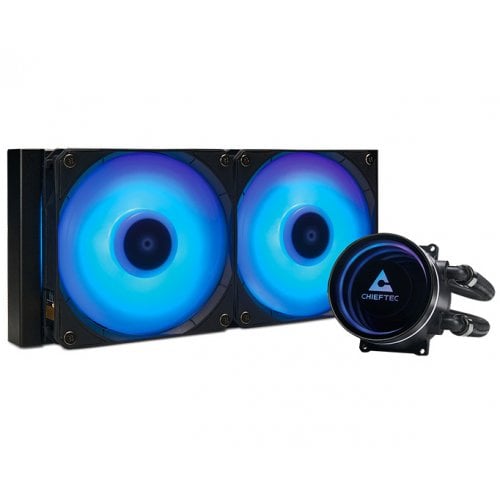 Готовая СВО CHIEFTEC Iceberg 240 (CLC-240-RGB) Black купить в Украине | Telemart фото
