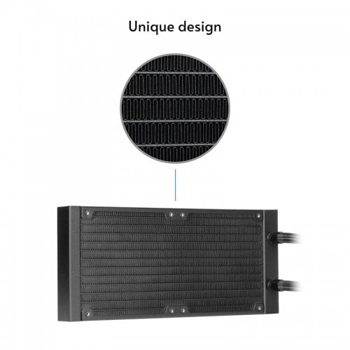Готовая СВО CHIEFTEC Iceberg 240 (CLC-240-RGB) Black купить в Украине | Telemart фото