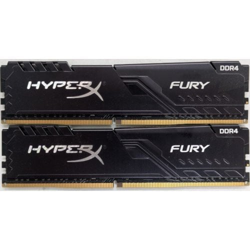 Озу HyperX DDR4 16GB (2x8GB) 3200Mhz Fury Black (HX432C16FB3K2/16) (Восстановлено продавцом, 922009) купить в Украине | Telemart фото