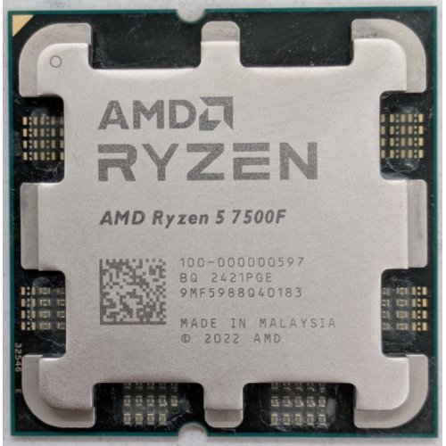Процесор AMD Ryzen 5 7500F 3.7(5.0)GHz 32MB sAM5 Tray (100-000000597) (Відновлено продавцем, 922014) купити в Україні | Telemart фото