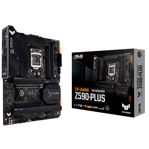Материнская плата Asus TUF GAMING Z590-PLUS (s1200, Intel Z590) (Восстановлено продавцом, 922019) купить в Украине | Telemart фото