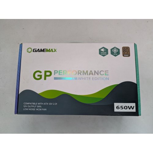 Блок питания GAMEMAX GP-650 650W (GP-650) White (Восстановлено продавцом, 922032) купить в Украине | Telemart фото