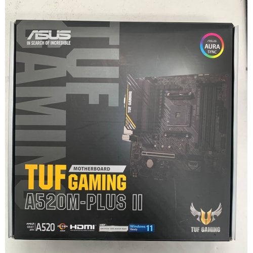 Материнська плата Asus TUF GAMING A520M-PLUS II (sAM4, A520) (Відновлено продавцем, 922044) купити в Україні | Telemart фото