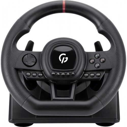 Уценка руль с педалями и коробкой передач GamePro RW038PM Black (Вскрытая упаковка, 922083) купить в Украине | Telemart фото