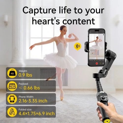 Уцінка стедікам AOCHUAN Smart X3 AI (AOCHUAN-SMARTX3AI-W) Black (Розкрита упаковка, 922151) купити в Україні | Telemart фото
