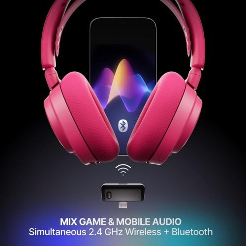 Навушники SteelSeries Arctis Nova 7 Gen 2 Wireless (61732) Magenta купити в Україні | Telemart фото