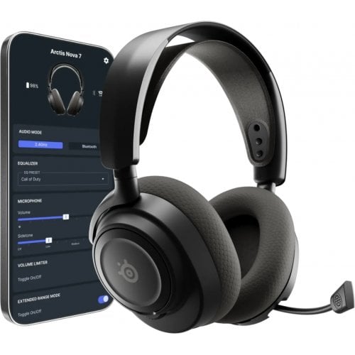 Навушники SteelSeries Arctis Nova 7P Gen 2 Wireless (61744) Black купити в Україні | Telemart фото