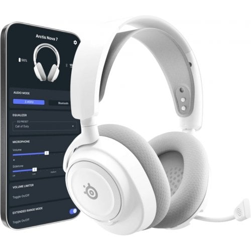 Наушники SteelSeries Arctis Nova 7P Gen 2 Wireless (61745) White купить в Украине | Telemart фото