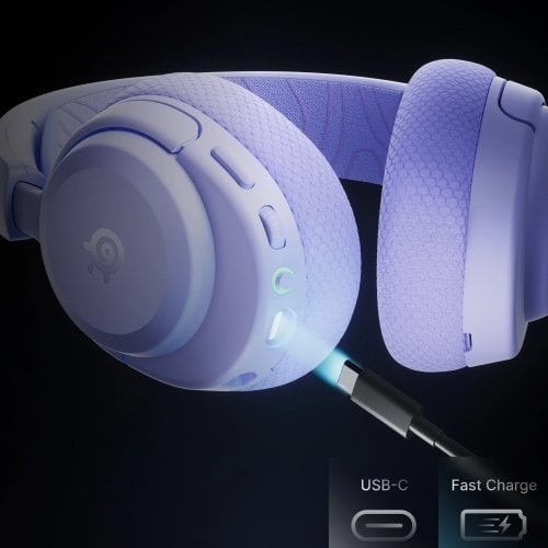 Наушники SteelSeries Arctis Nova 3 Wireless (61778) Lavender купить в Украине | Telemart фото