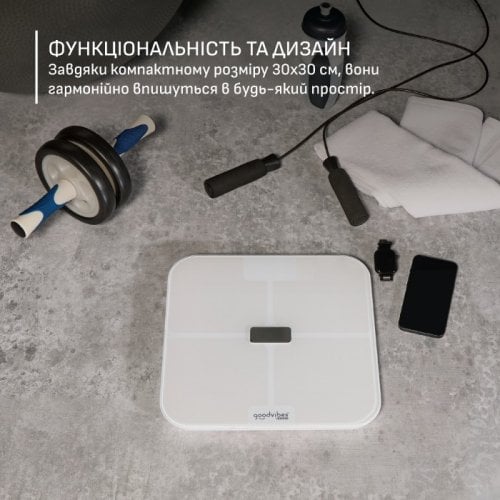 Умные весы Tefal Goodvibes Sport (BM9740F0) White купить в Украине | Telemart фото
