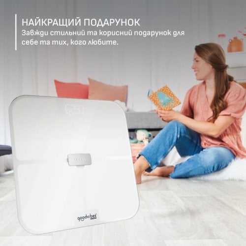 Умные весы Tefal Goodvibes Sport (BM9740F0) White купить в Украине | Telemart фото