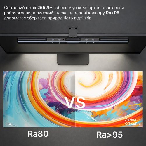 Лампа для монітору OfficePro SL115 Black купити в Україні | Telemart фото