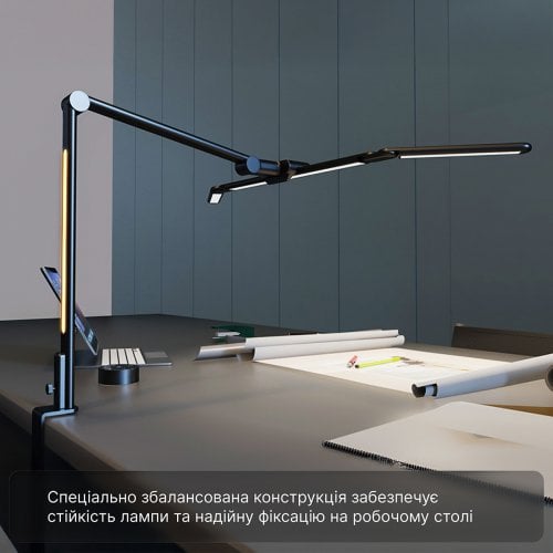Настільна лампа для монітора OfficePro SL245 Black купити в Україні | Telemart фото