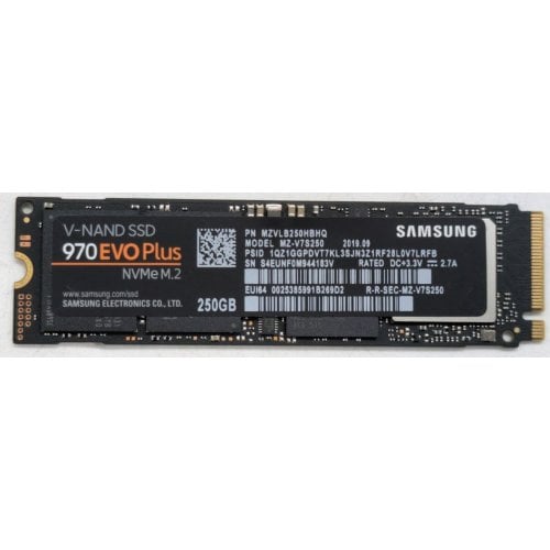 Ssd-диск Samsung 970 Evo Plus V-NAND MLC 250GB M.2 (2280 PCI-E) (MZ-V7S250BW) (Відновлено продавцем, 922233) купити в Україні | Telemart фото