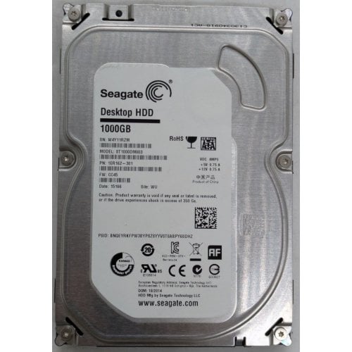 Жесткий диск Seagate Barracuda 7200.14 1TB 64MB 7200RPM 3.5" (ST1000DM003) (Восстановлено продавцом, 922236) купить в Украине | Telemart фото