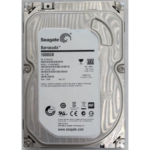 Жесткий диск Seagate Barracuda 7200.14 1TB 64MB 7200RPM 3.5" (ST1000DM003) (Восстановлено продавцом, 922239) купить в Украине | Telemart фото