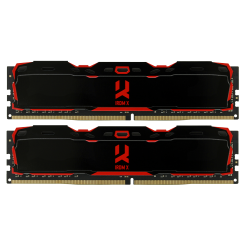 Озу GoodRAM DDR4 16GB (2x8GB) 3200Mhz Iridium X Black (IR-X3200D464L16SA/16GDC) (Восстановлено продавцом, 922248)