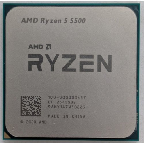 Процессор AMD Ryzen 5 5500 3.6(4.2)GHz 16MB sAM4 Tray (100-000000457) (Восстановлено продавцом, 922254) купить в Украине | Telemart фото