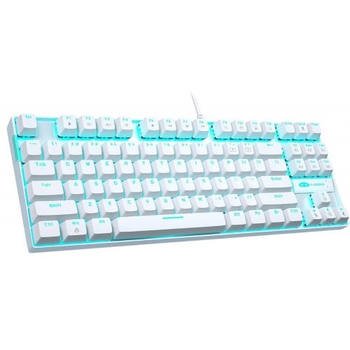 Уценка клавиатура MageGee MK-STAR Blue Switch (6971969720268-UA) White (Вскрытая упаковка, 922262) купить в Украине | Telemart фото