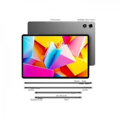 Планшет Teclast T50 Plus LTE 8/128GB (6940709680421) Grey купить в Украине | Telemart фото