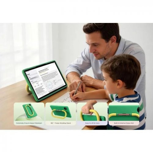 Планшет Doogee U11 Kids Wi-Fi 4/128GB (6942654909862) Green купить в Украине | Telemart фото