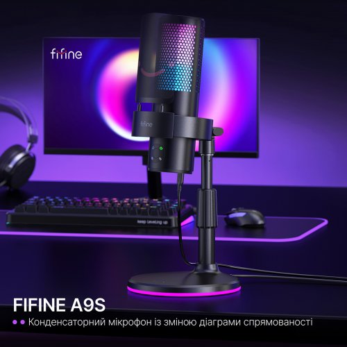 Микрофон Fifine A9S Black купить в Украине | Telemart фото