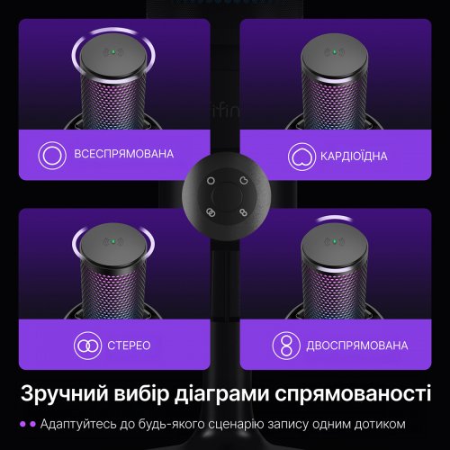 Микрофон Fifine A9S Black купить в Украине | Telemart фото