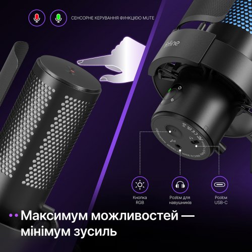 Микрофон Fifine A9S Black купить в Украине | Telemart фото