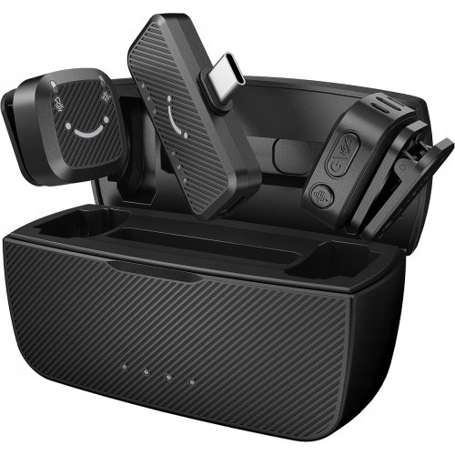 Петличный микрофон Fifine M12 Black купить в Украине | Telemart фото