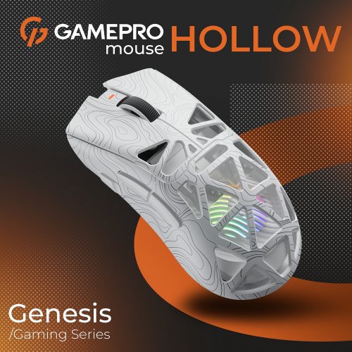 Миша GamePro Genesis Hollow (GM870HW) White купити в Україні | Telemart фото