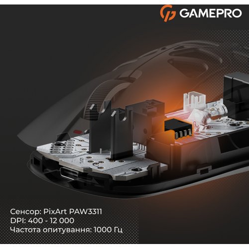 Миша GamePro Genesis Hollow (GM870HW) White купити в Україні | Telemart фото