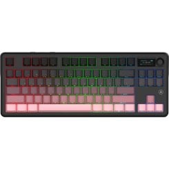 Клавіатура Ajazz MK87 RGB Pitaya Switch Wireless (MK87-P-S-P) Black/Pink