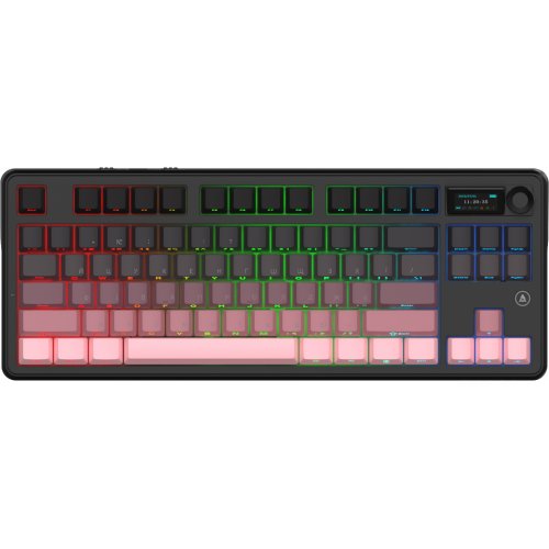 Клавиатура Ajazz MK87 RGB Pitaya Switch Wireless (MK87-P-S-P) Black/Pink купить в Украине | Telemart фото