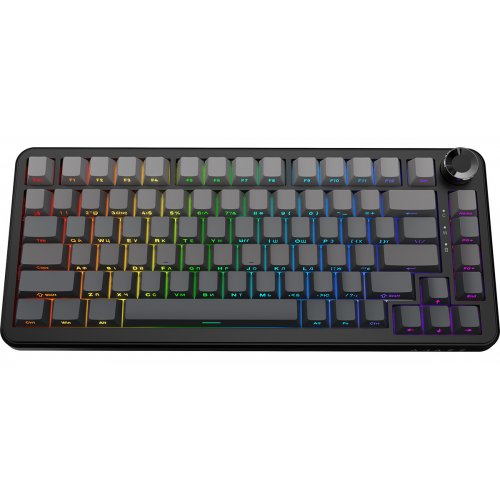 Клавиатура Ajazz AK820 Max Plus RGB White Birch Switch Wireless (AK820-MAX-WB-S-G) Black/Gray купить в Украине | Telemart фото