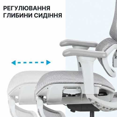 Офисное кресло OfficePro Onix OC975 Mesh Gray купить в Украине | Telemart фото