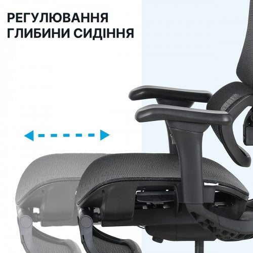 Офисное кресло OfficePro Onix OC975 Mesh Black купить в Украине | Telemart фото