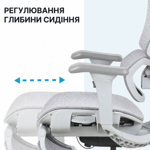 Офисное кресло OfficePro Jade OC970 Fabric Gray купить в Украине | Telemart фото