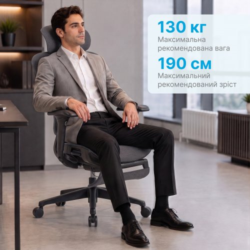Офисное кресло OfficePro Jade OC970 Fabric Black купить в Украине | Telemart фото