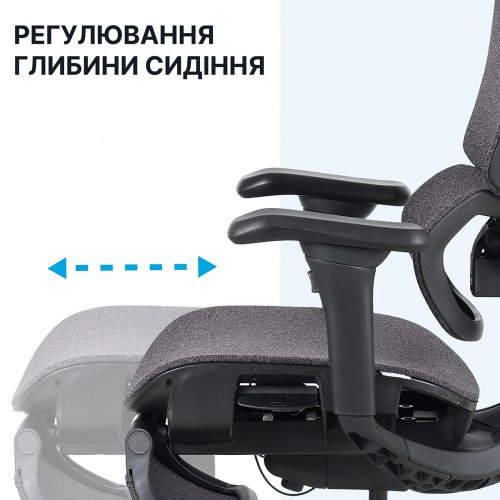 Офисное кресло OfficePro Jade OC970 Fabric Black купить в Украине | Telemart фото