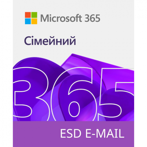 Офисное приложение Microsoft 365 Family All Language ESD годовая подписка для 6 пользователей (EP2-36891) купить в Украине | Telemart фото